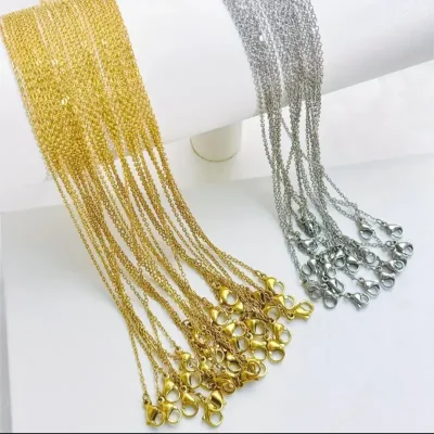 Cadenas acero dorado