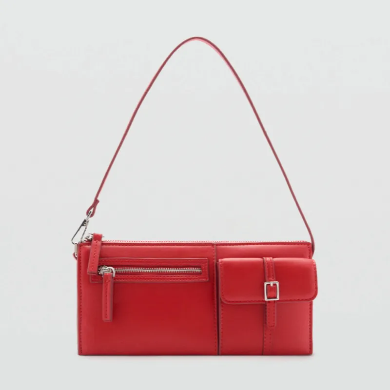 Bolso Mango hombro bolsillos