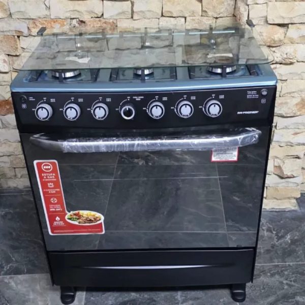 Cocina de gas de 6 quemadores .Premier