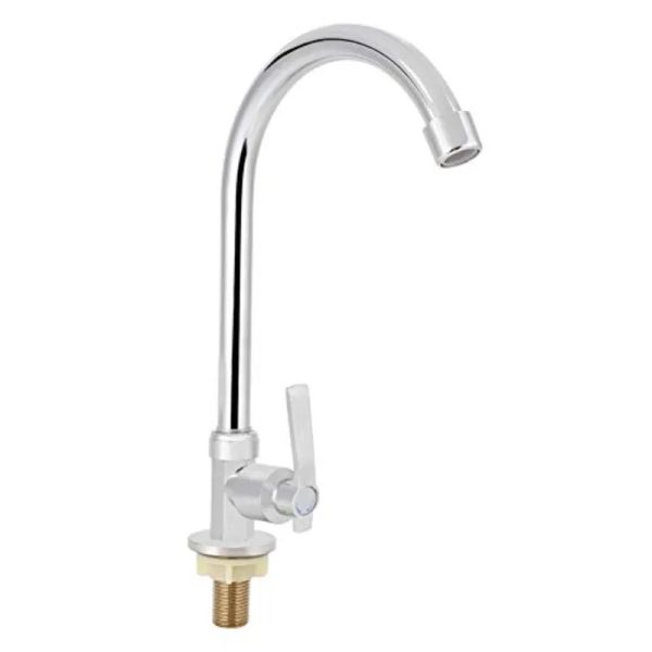 Grifo De Fregadero De Cocina De Alto Vertical Grifo De Agua Fría G1 2 Pulgadas Grifo De Aleación De Zinc