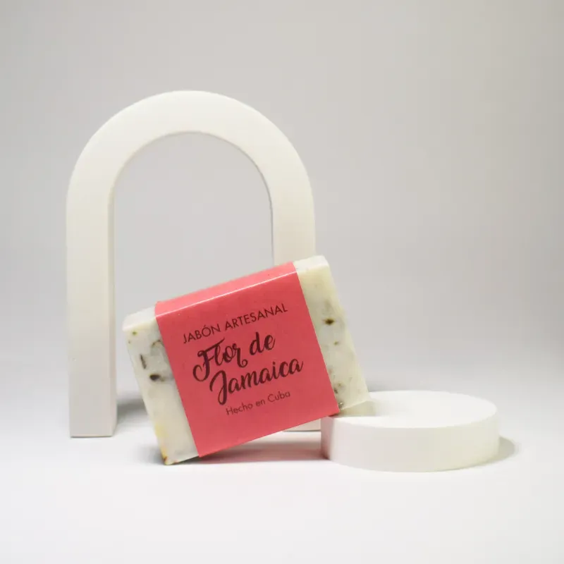 Jabón Artesanal de Flor de Jamaica