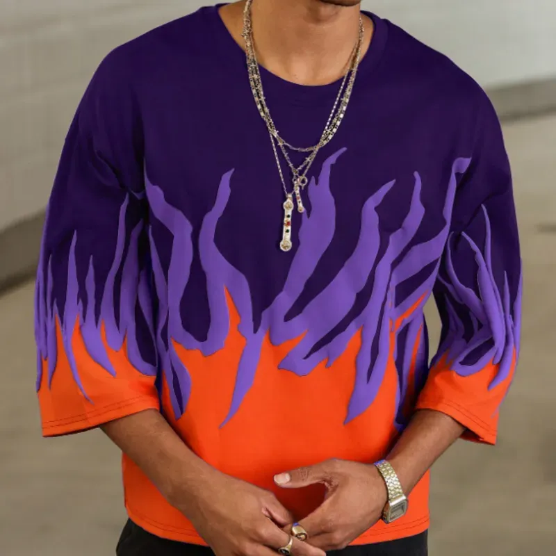 Pullover Llamas Morada