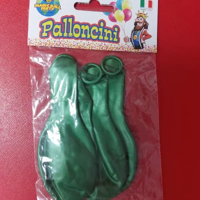 Globo verde 4 pz