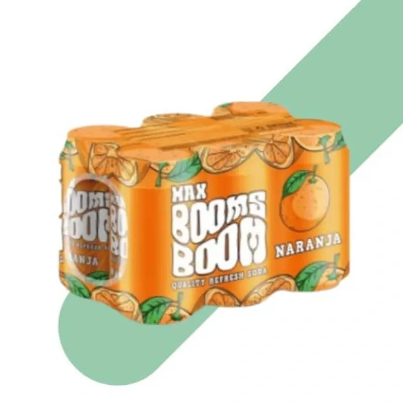 Refresco Naranja Max Booms Boom