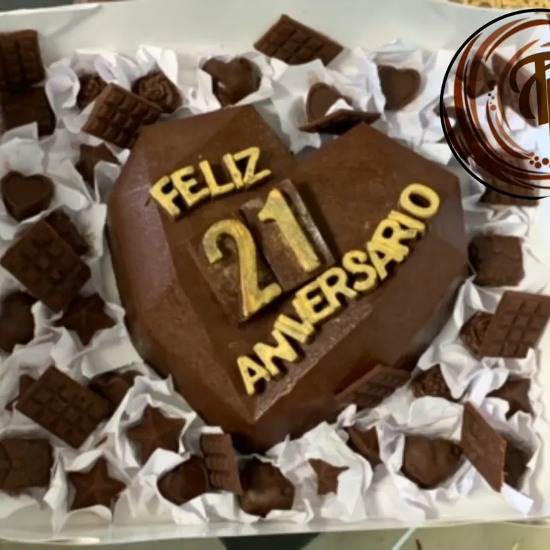 Corazón sorpresa negro  