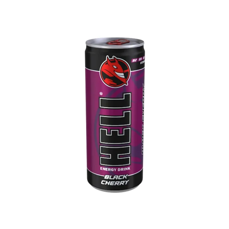 Bebida energizante Heell Cereza Negra  250 ML