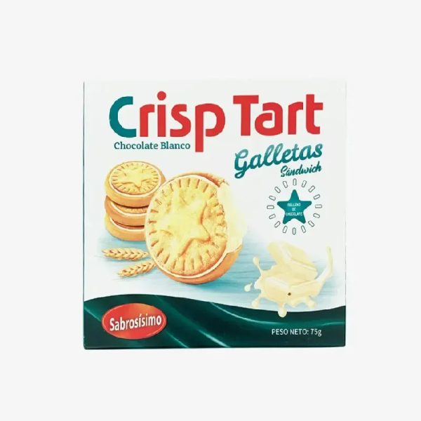 Galletas Crisp Chocolate Blanco 75 g