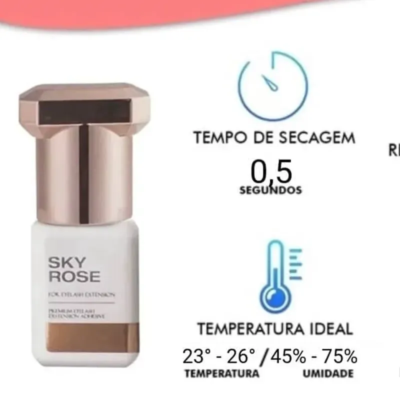 PEGA PARA PESTAÑAS SKY ROSE
