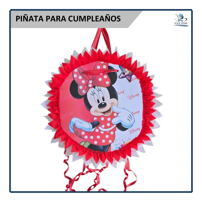 Piñata para Cumpleaños Minnie Mouse