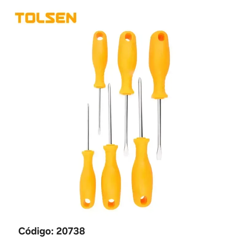 Juego de destorniladores de 6 piezas