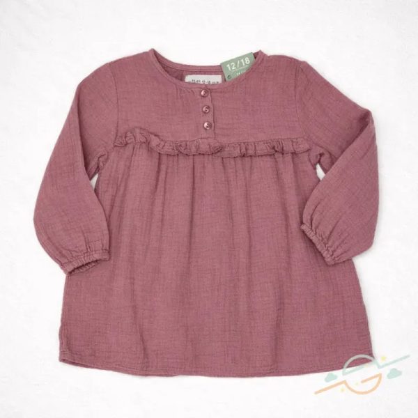 Vestido mangas largas rosa LEFTIES