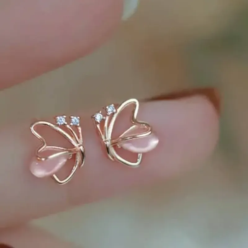ARETES PEQUEÑOS TEMA MARIPOSAS
