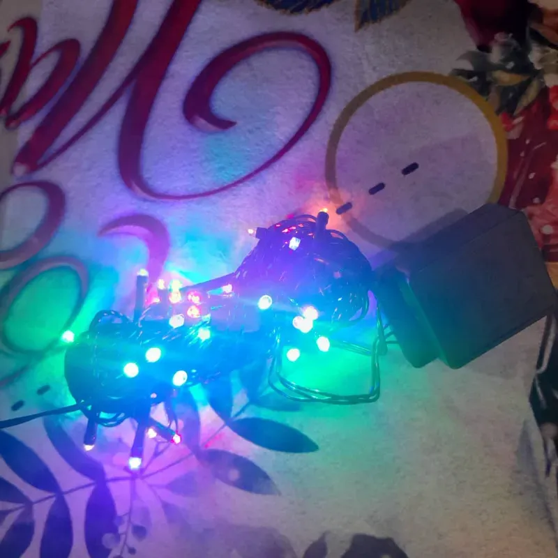 Guirnalda multicolor de 50 luces