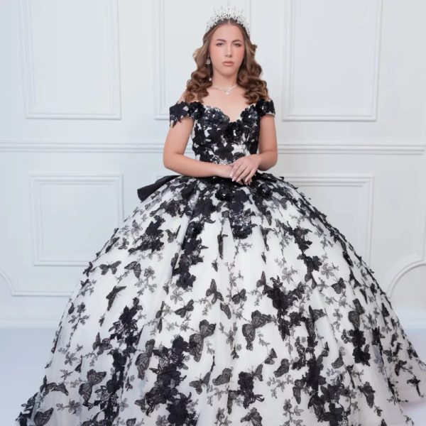 Traje Blanco y Negro