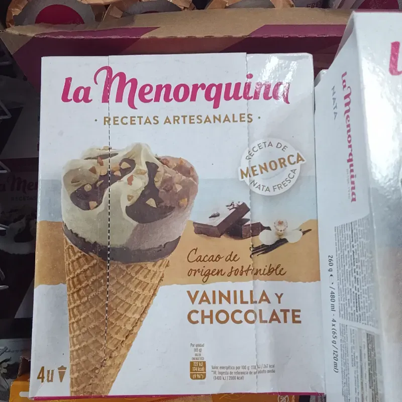 Cono de Helado La Menoquina Vainilla