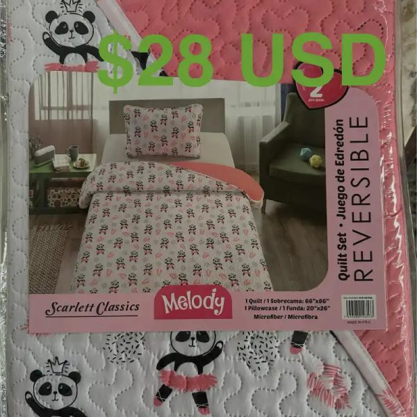 Sobre cama de niña $28 USD