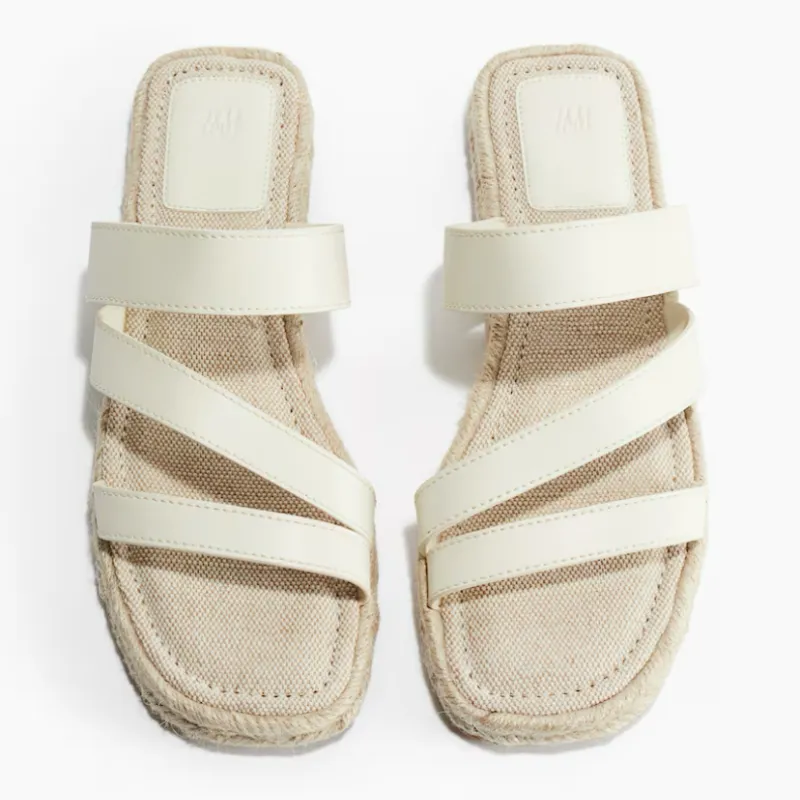 Sandalias de saco beige H&M