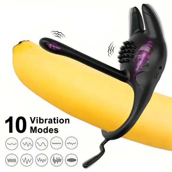 ‼️Anillo Vibrador Doble Placer‼️