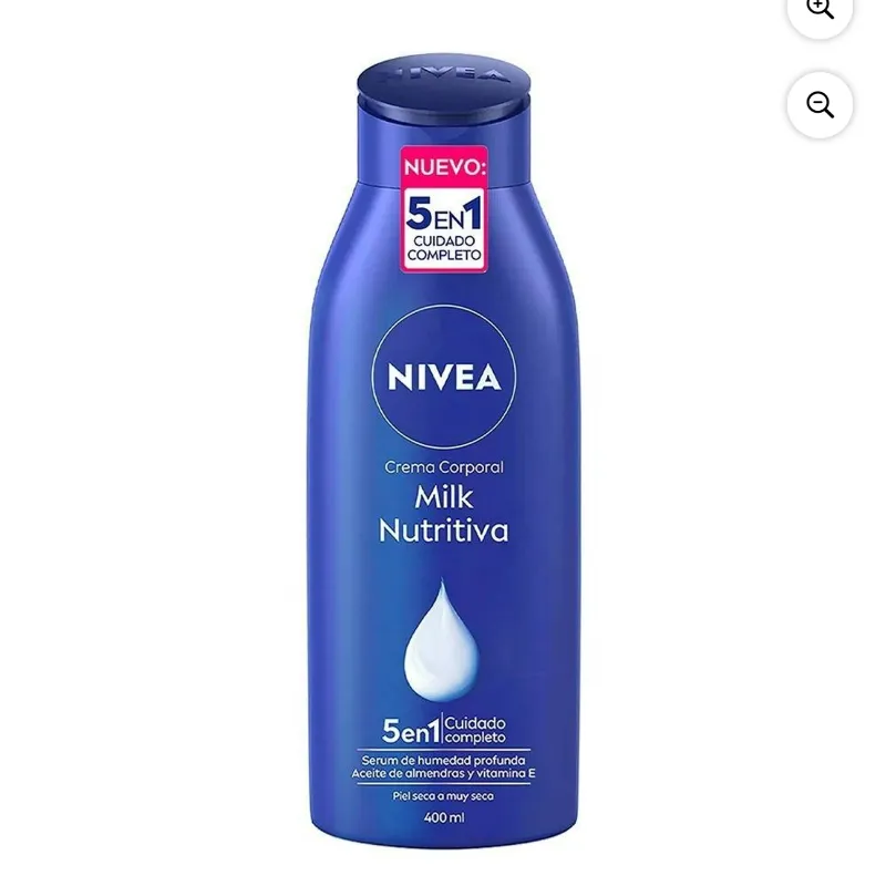 Crema corporal NIVEA Milk Nutritiva humectante 400 ml