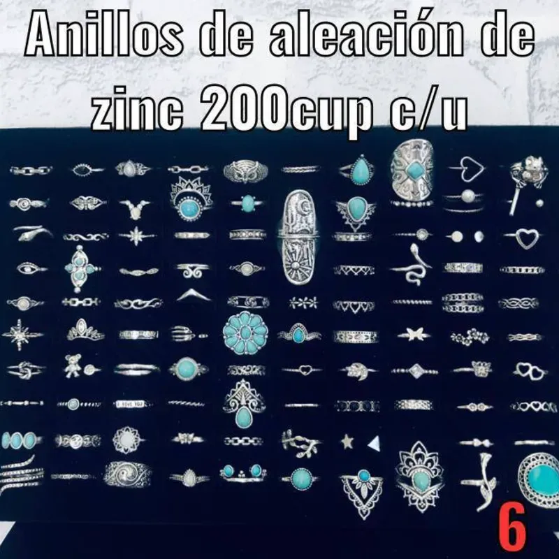 Anillos de aleación de zinc