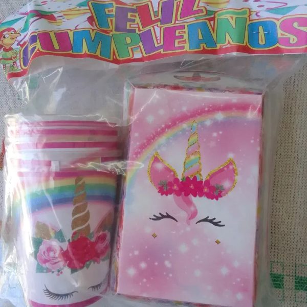 Set buffet Unicornio 15 piezas