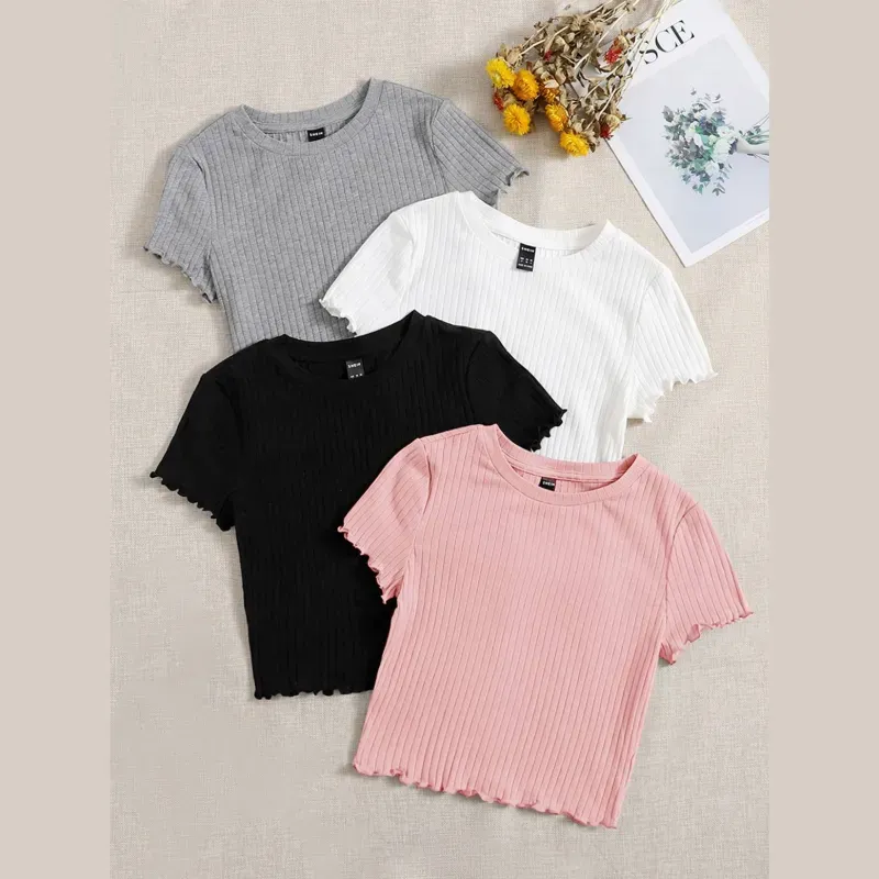 Tops con mangas cortas