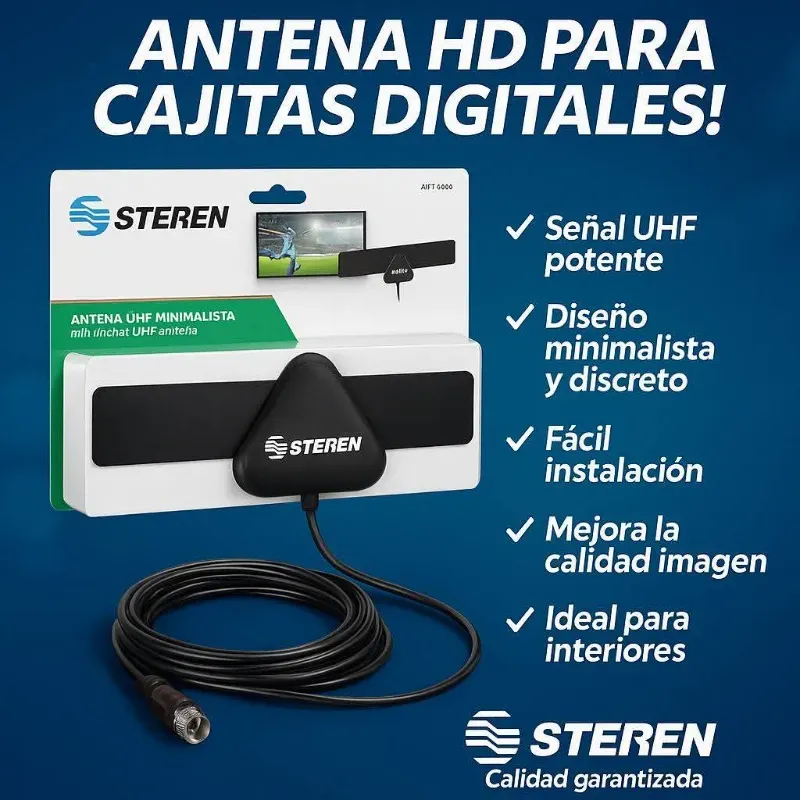 Antena para cajitas digitales HD