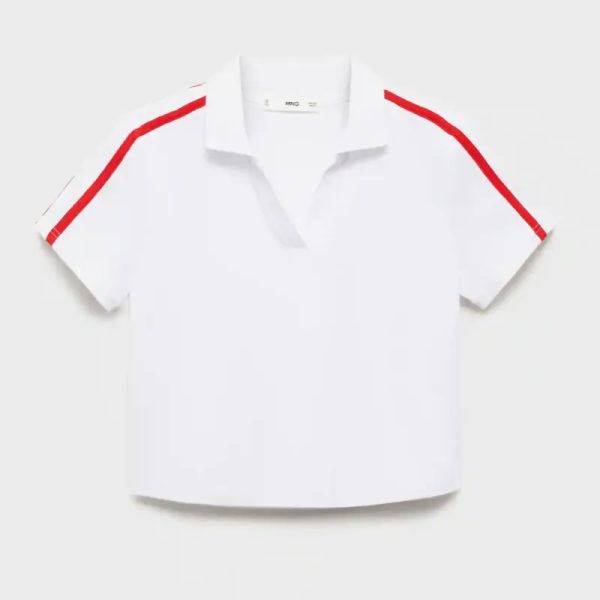 Polo de algodón crop MNG