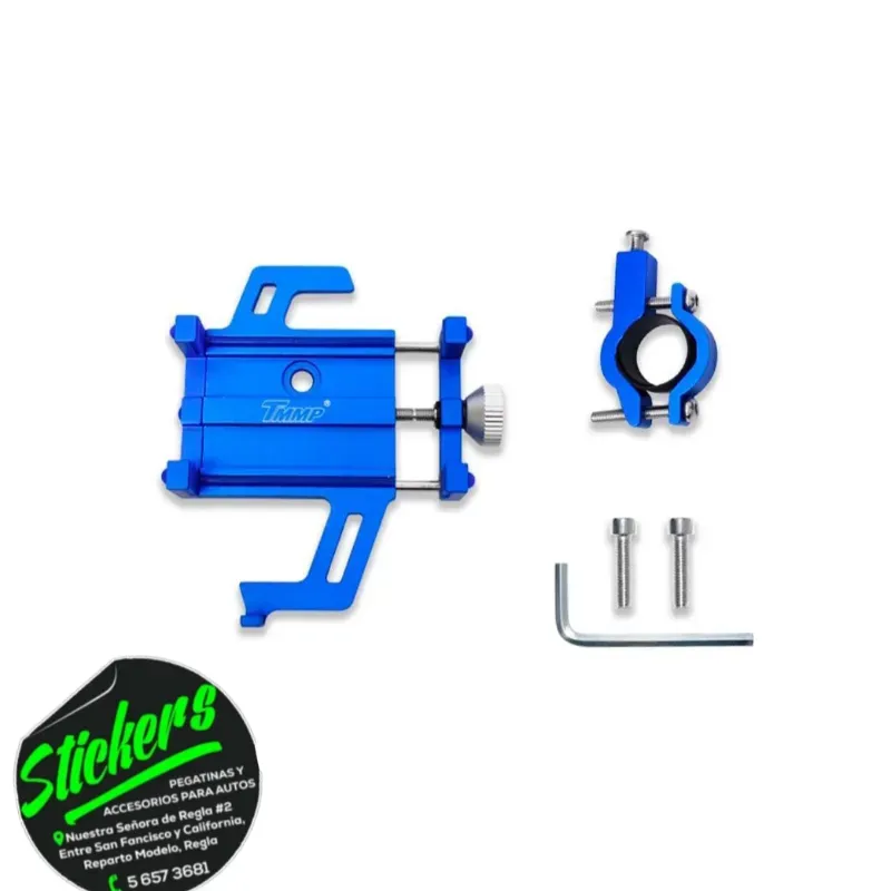 Porta celular robótico azul 