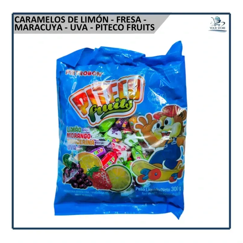 Caramelos de Frutas 105u (300g)