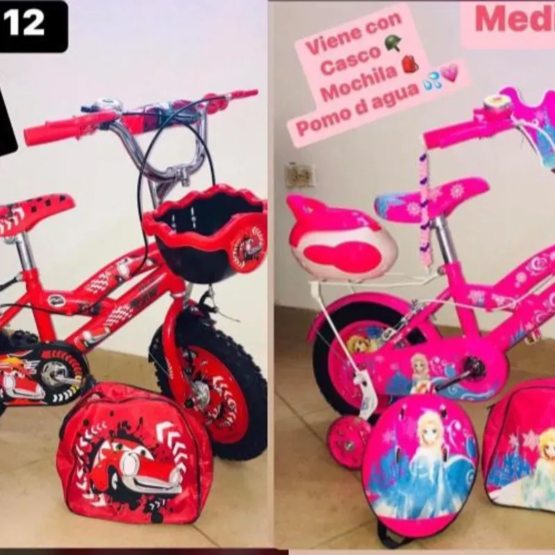 Bicicletas # 12 con accesorios