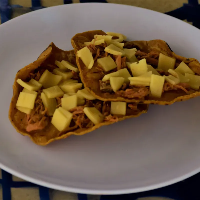 Tostada de Pollo y Queso gouda(57)