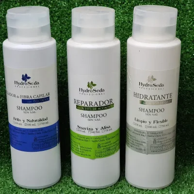 Linea de champú sin sal y acomdicionador