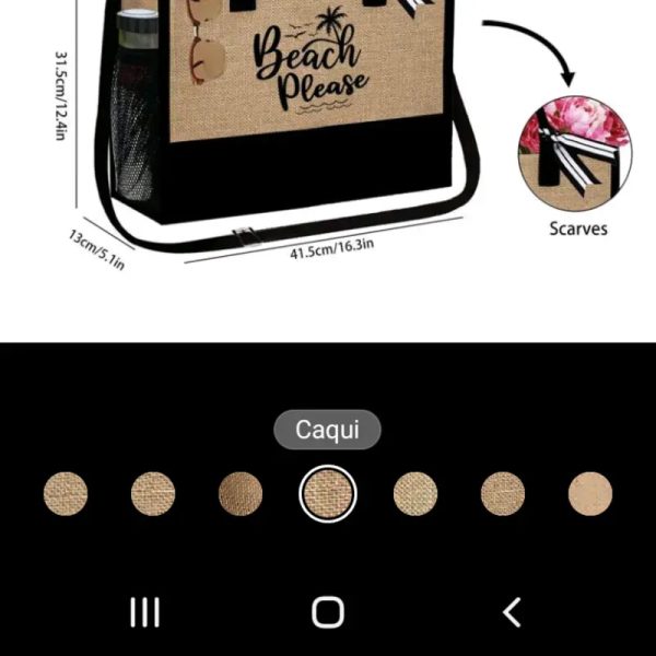 Bolso de playa