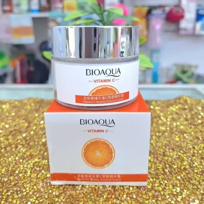 CREMA DE VITAMINA C, VITAMINA E Y ÁCIDO HIALURÓNICO | BIOAQUA