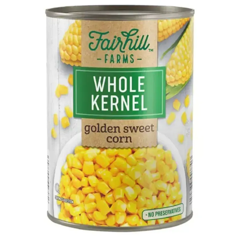 Maíz dulce en granos Fairhill Farms (432 g)