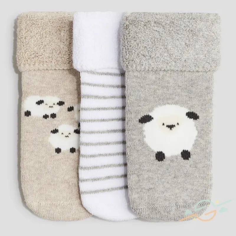 Pack 3 medias antideslizante H&M