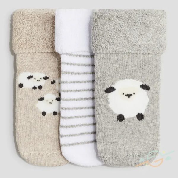 Pack 3 medias antideslizante H&M