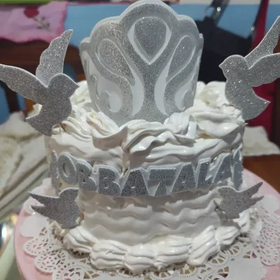 Cake para Obbatalá