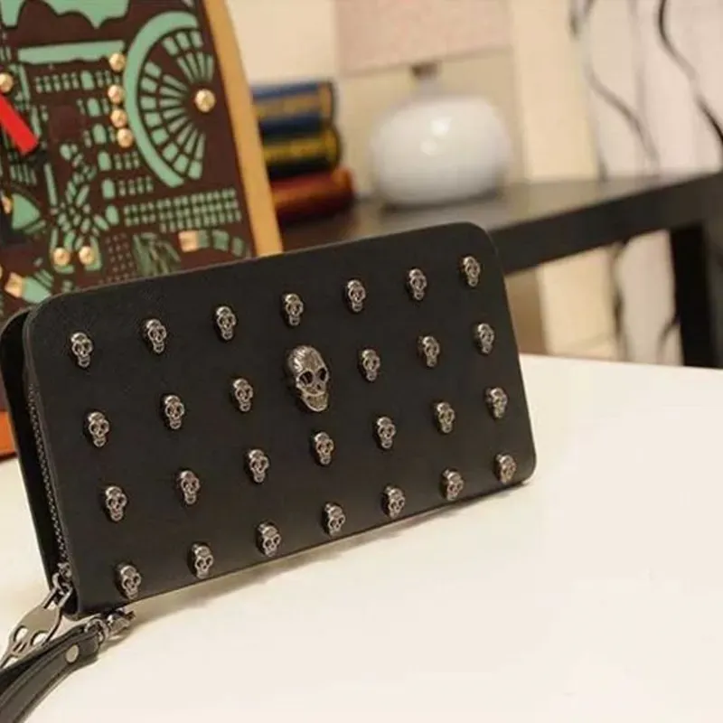 Monedero de calavera