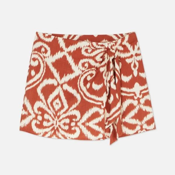 Falda pantalón estampada