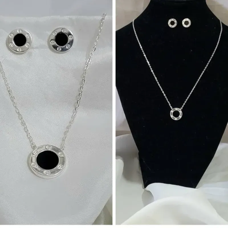 Set de Ónix y Plata