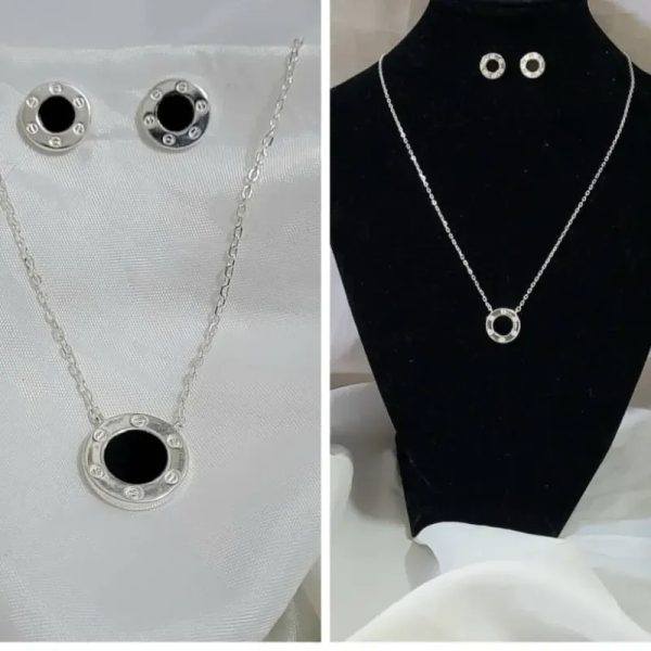 Set de Ónix y Plata