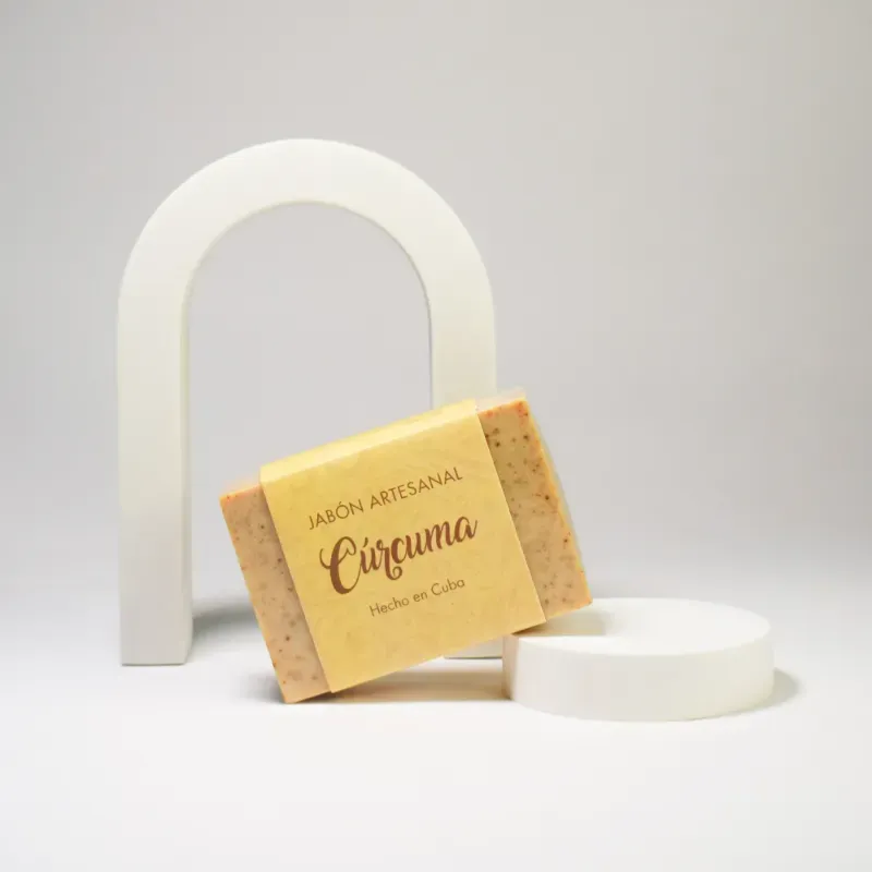 Jabón Artesanal de Jengibre y Cúrcuma