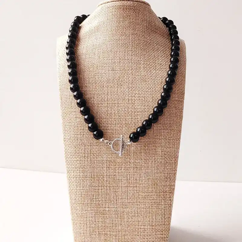 Perlas cristal negro