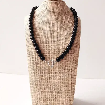 Perlas cristal negro