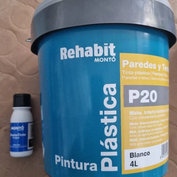 Pintura negra y blanca con pigmento