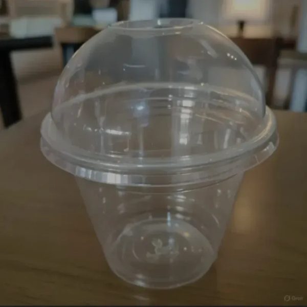 Vaso domo con tapa cúpula 9 onz