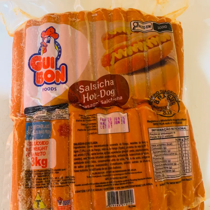 Salchicha paquete de 60