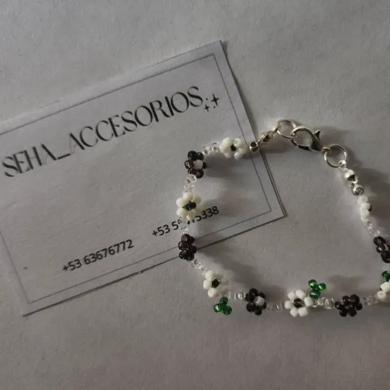 Pulsera de flores